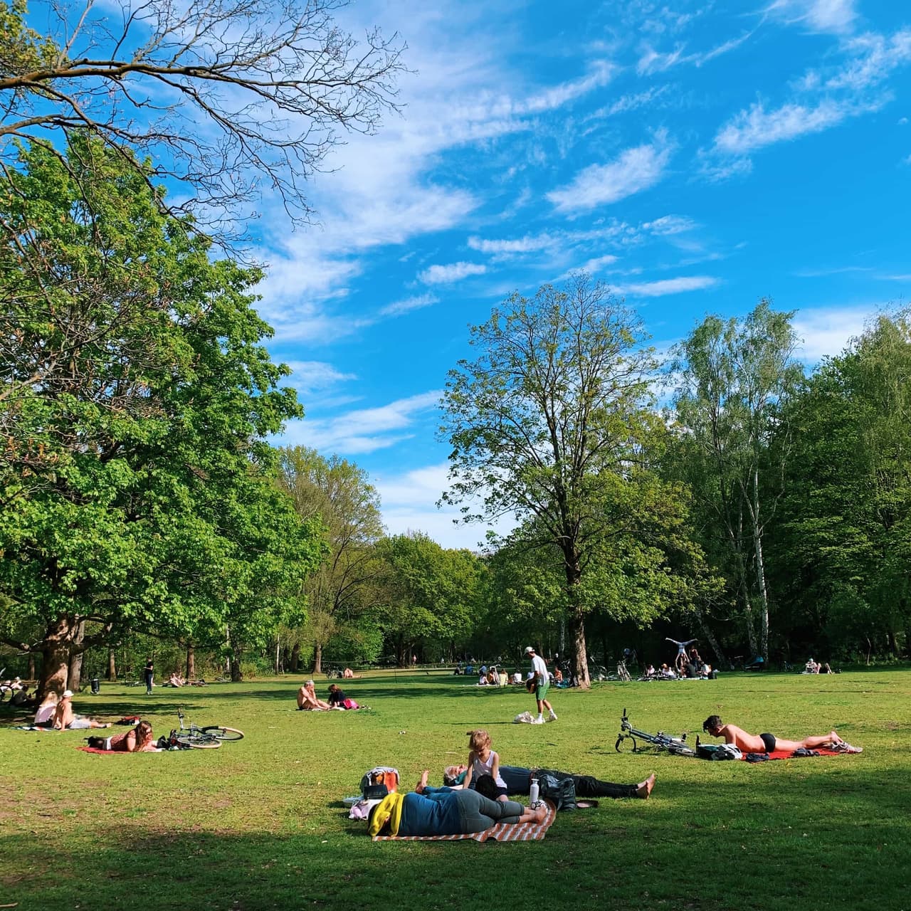 Tiergarten'da bir yaz günü